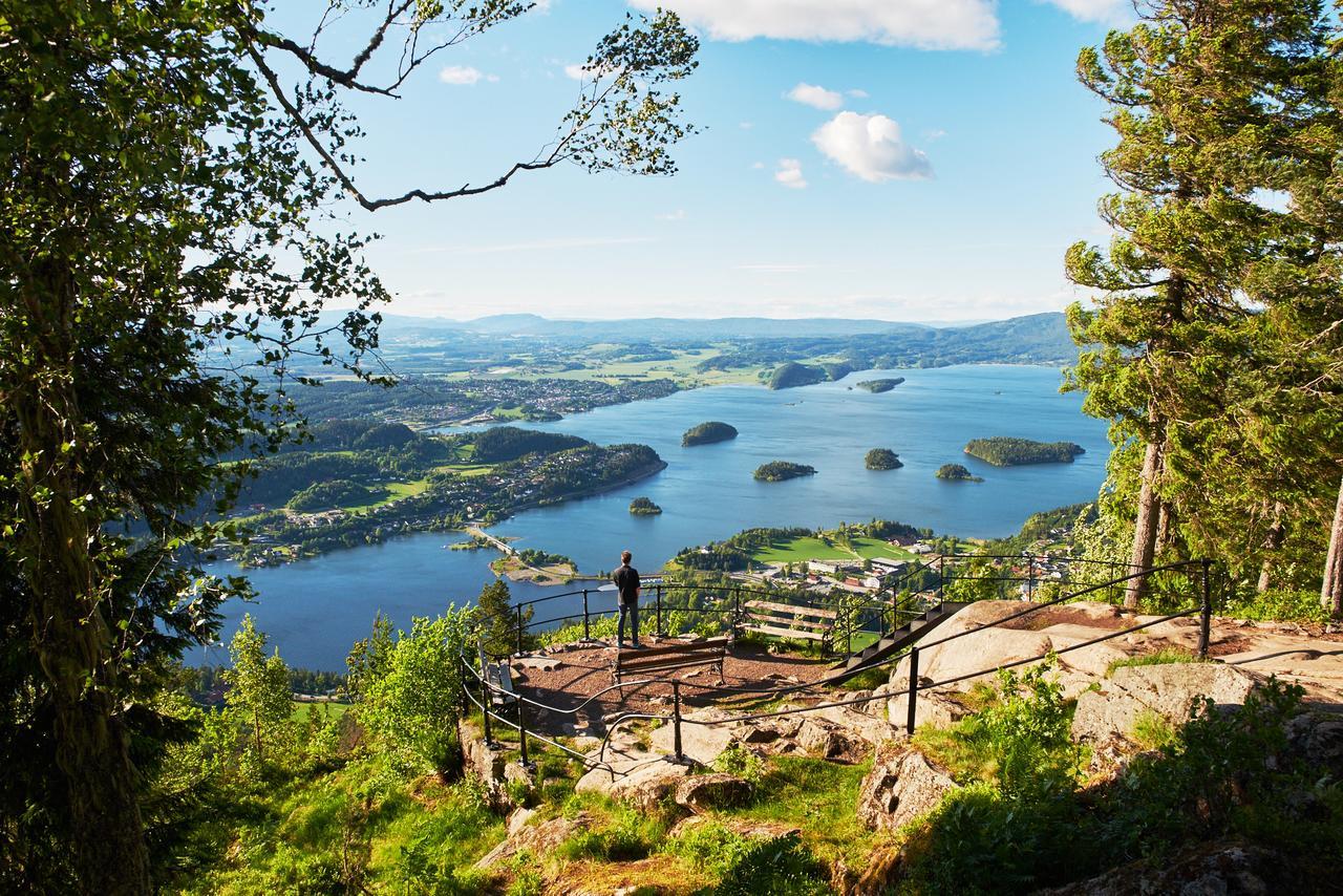 Kleivstua Hotel Near Krokskogen Sundvollen Exteriör bild