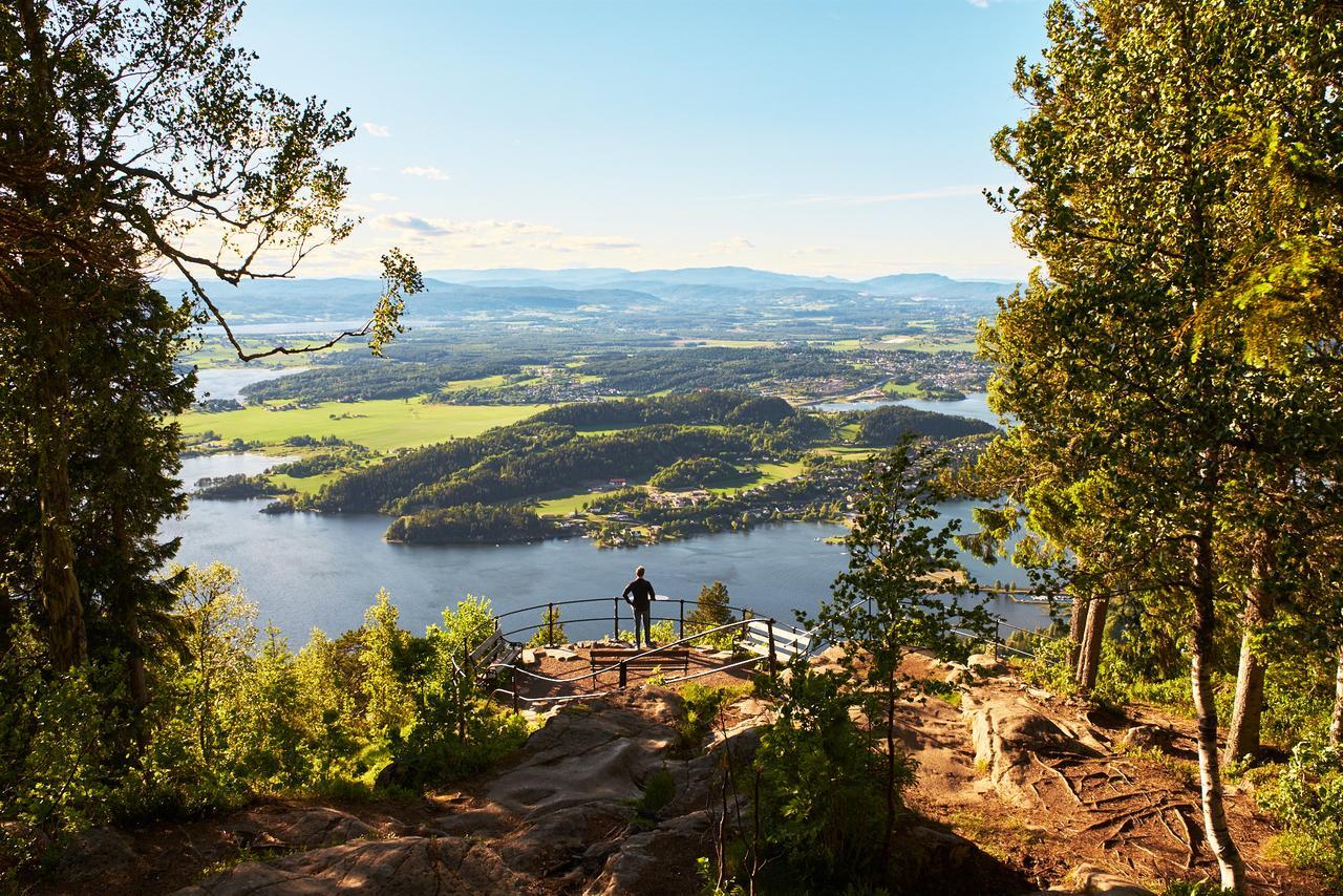 Kleivstua Hotel Near Krokskogen Sundvollen Exteriör bild